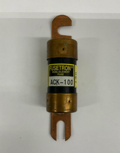 Bussmann ACK-100 Fusetron Dual Element Fuse 100 Amp, 130 VAC