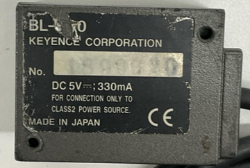 Keyence BL600S Laser Scanner Sensor 5 VDC - 0