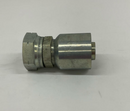 Kurt Hydraulics  FFX-20-24-W  1-1/4" Hose ID Crimp x 1-1/2" ORFS Female Swivel-3