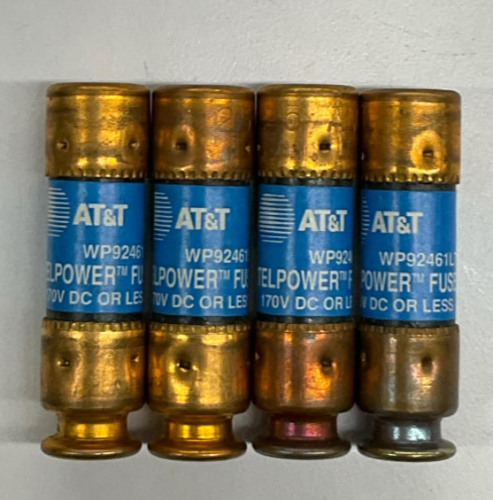 Bussmann WP92461L7 Telepower Fuse 25A, 170VDC Lot of 4 AT&T