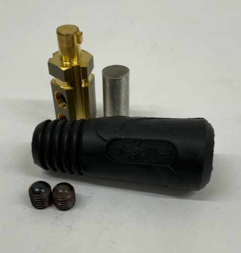 Dinse 70-95  1/2'' Male Connector 500 Amp 1-1/0 Awg for Welding