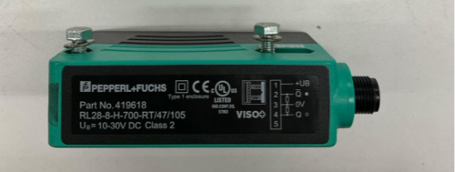 Pepperl Fuchs 419618 Background Suppression Visolux Sensor 10-30 VDC