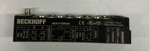 Beckhoff IE2001 8-Channel Digital Output Extension Box 24 VDC IE2001-0000