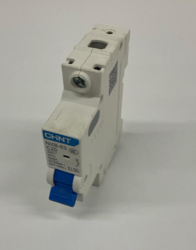 Chint  NXB-63-C20  1 Pole  20 Amp Circuit Breaker  230 VAC