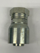 Kurt Hydraulics  F-BSPX-24-24-W  1-1/2'' Hose ID Crimp x 1-1/2'' British Pipe-1