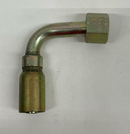 Kurt Hydraulics  FFX90L-8-10  1/2'' Hose ID Crimp x 5/8'' Orfs Female Swivel 90°-1