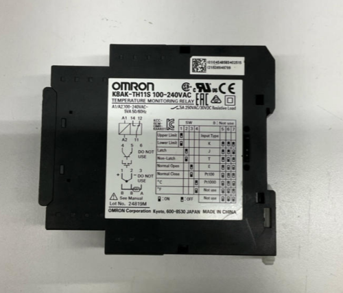 Omron K8AK-TH11S Temperature Monitoring Relay 100-240 VAC