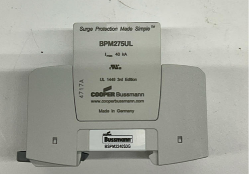 Cooper Bussman BSPM2240S3G 2-Pole Surge Protector for Split-Phase
