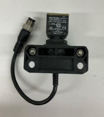 Allen Bradley  42EF-E8EZB-F4  Laser Beam Source Sensor w/ 90° Bracket