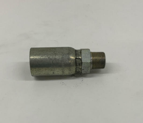 Kurt Hydraulics M-BSPT-8-6  1/2'' Hose Crimp x 3/8'' Male British 60° Cone