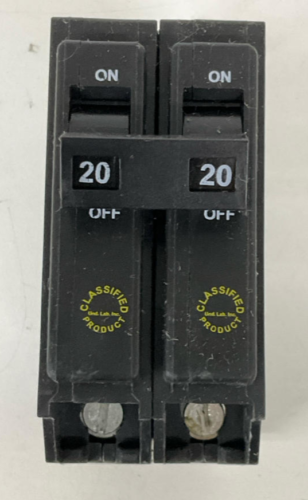 Eaton CHQ220 Circuit Braker Plug in 240V, 20-Amp, 2-Pole - 0