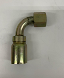 Kurt Hydraulics  FA90T-12-12  3/4'' Hose ID Crimp x 3/4'' JIC Female 90° Swivel-1