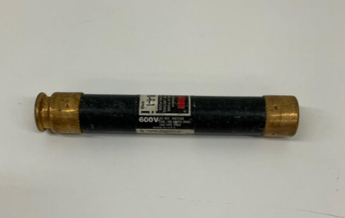 Bussmann FRS-R-1 Fusetron Lot of 3  1 Amp Fuses 600 VAC, 300 VDC