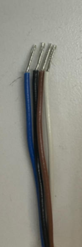 Turck WK4.43T-10 Cordset 4-Wire M12, 90 degrees Female Single-end U2437-13