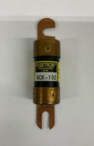 Bussmann ACK-100 Fusetron Dual Element Fuse 100 Amp, 130 VAC - 0