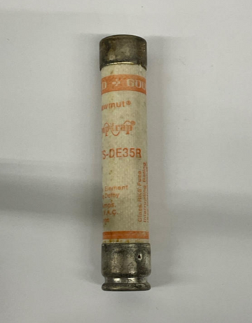 Gould Shawmut ATS-DE35R  Lot of 3  35-A, 600 Vac Time Delay Fuses