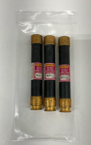 Bussmann  FRS-R-2-1/2  Fusetron Time Delay  2.5 Amp Fuses Lot of 3