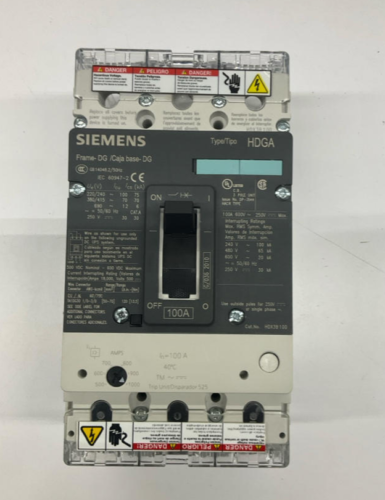 Siemens HDX3B100 100-Amp Shunt Circuit Breaker 3-Phase 600V