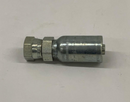 Kurt Hydraulics  F-BSPX-6-4  3/8'' Hose ID Crimp x 1/4'' British 60° Cone-2