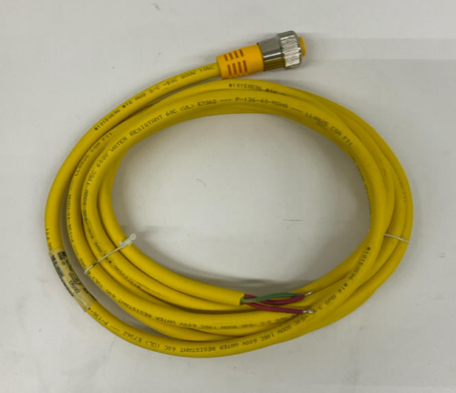 Turck RKM35-4M/S600 Single End Cable Female 3-Pole Minifast 4-Meters U2038-21