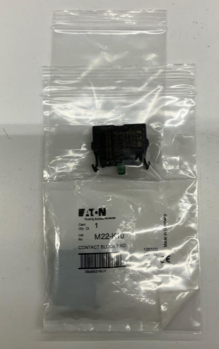 Eaton M22-K10 N.O. Contact Block Lot of 2