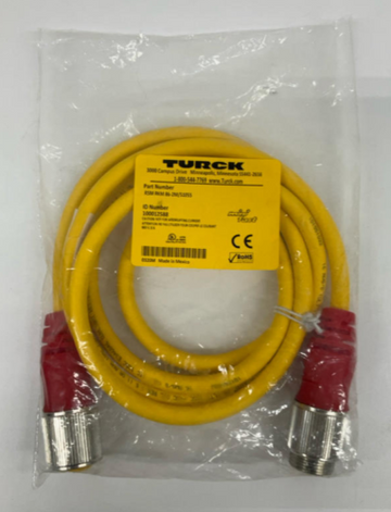 Turck RSM-RKM-86-2M/S1055 Minifast Cable 8 Pole Male-Female 2M 100012588