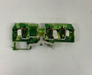 Wago 284-687 Ground Terminal Blocks  Green/Yellow Lot of 24-4