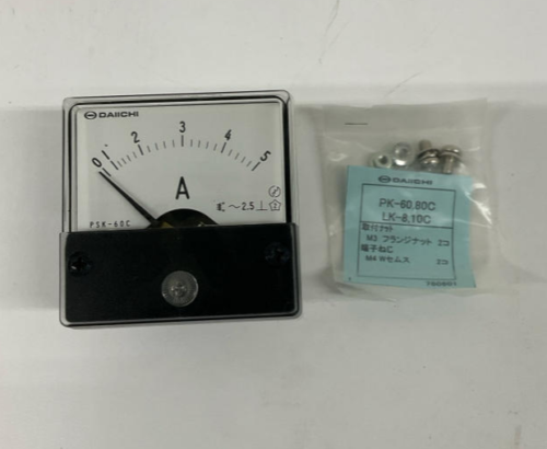 Daiichi Electronics 10-10855  5-Amp Panel Meter Psk-60C