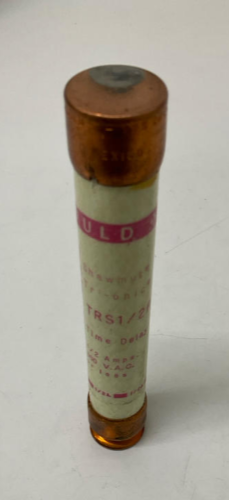 Gould Shawmut TRS1/2R 1/2-Amp Time Delay Fuses 600VAC Lot of 3
