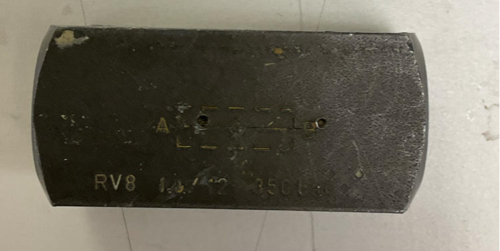 Parker RV8-1.0/12 Check Valve 350 Bar