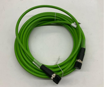 ABB 3HAC031924-001 Ethernet Cable 7-Meter 4 Pin Male to Male, Green - 0