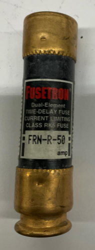 Bussman FRN-R-50 Fusetron Type D 50-Amp 250VAC Fuse
