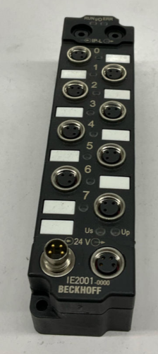 Beckhoff IE2001 8-Channel Digital Output Extension Box 24 VDC IE2001-0000