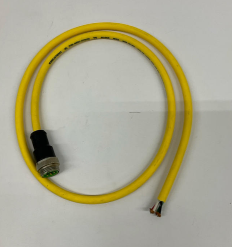 Murr 7700-A4001-U1C0100 7/8'' Mini 4-Pole Male Cable 1-Meter