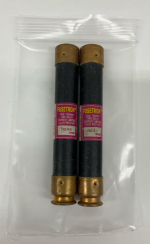 Bussmann FRS-R-2 Fusetron Lot of 2  2-Amp Fuses 600 VAC, 300 VDC