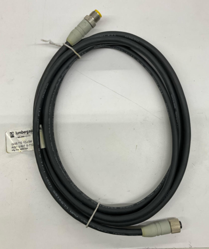 Lumberg RST-5-RKT-5-710/3M M12, 5 Pin M/F Cable Cordset 3 Meter