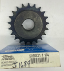Martin 50BS21-1-1/4 #50 Chain 1-1/4" Bore Finished Sprocket 21 Teeth-1