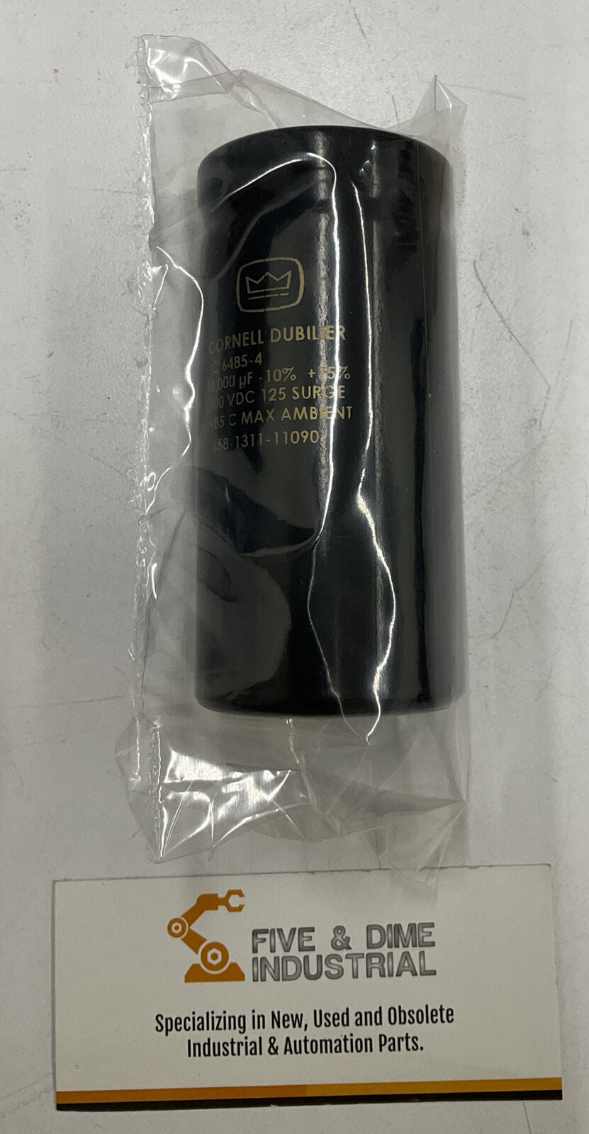 Crown Cornell Dubilier C6485-4 10,000 uf 100VDC Capacitor (CL211)