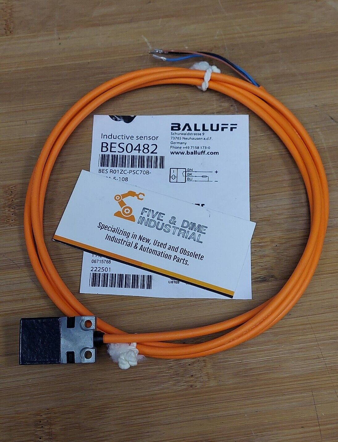 Balluff BES R01ZC-PSC70B-BZ01,5-108 New Proximity Sensor PNP NO BES0482  (BL101)