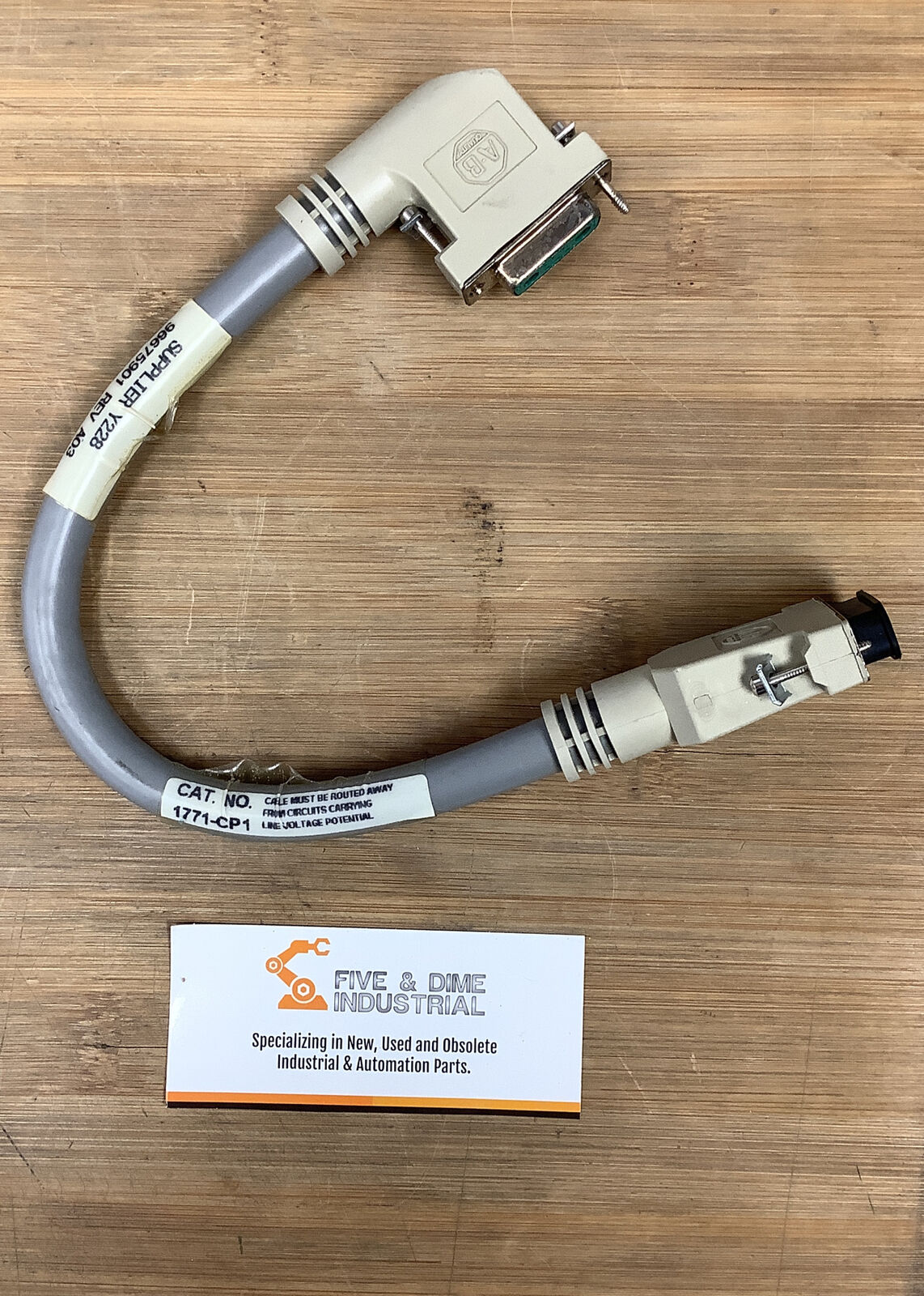 Allen Bradley 1771-CP1 New Power Supply Cable (BL136)
