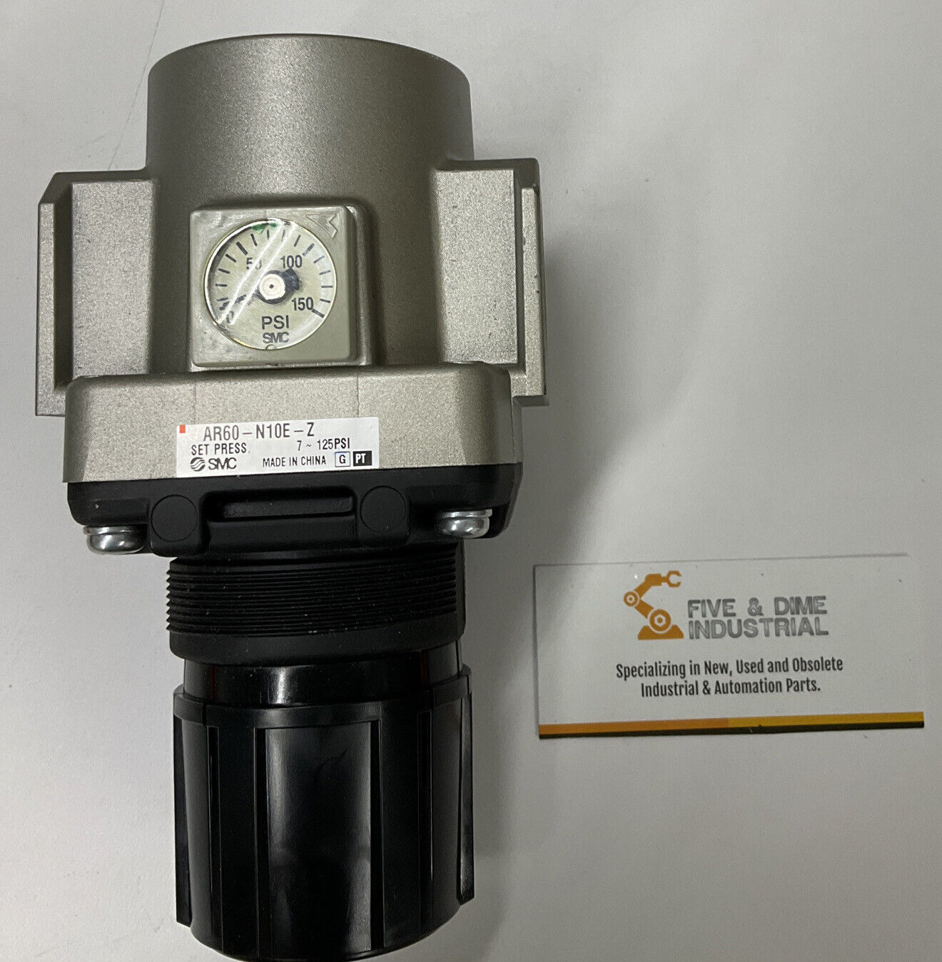 SMC AR60-N10E-Z  Pneumatic Regulator 7-125 PSI (YE232)