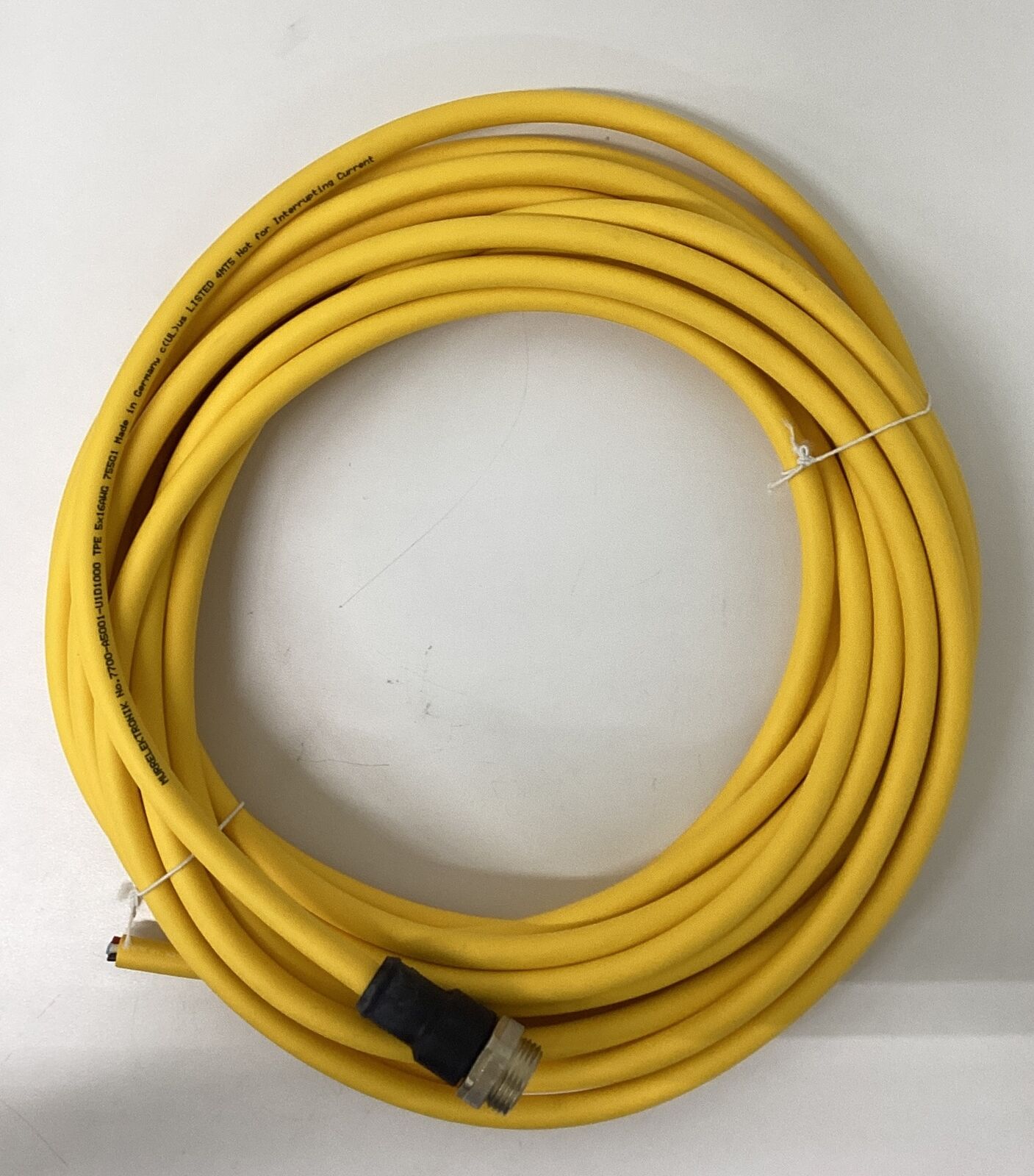 Murr 7700-A5001-U1D1000 Mini 7/8'' 5-Pole Male Cable 10 Meters (CBL140)