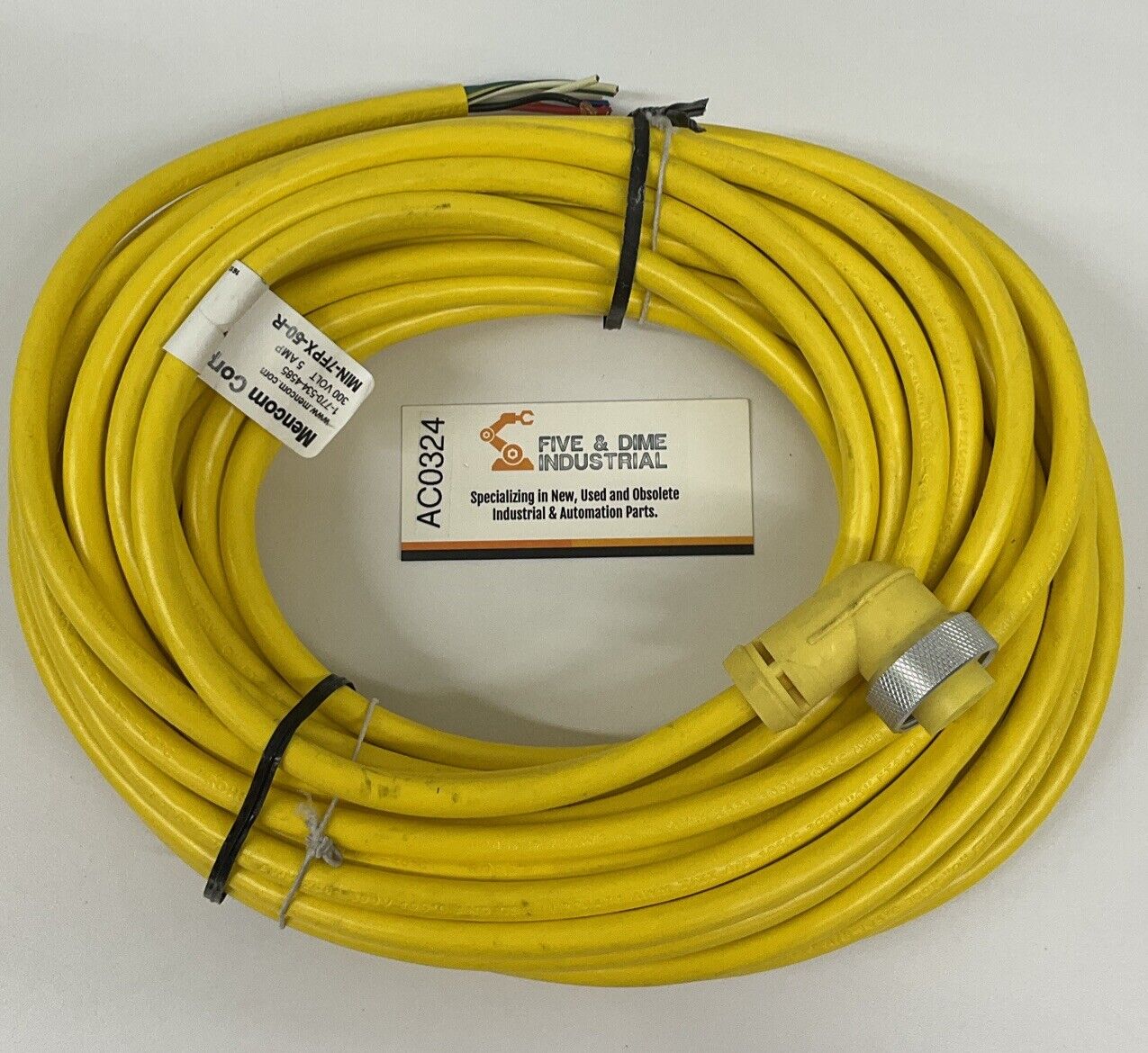 Mencom MIN-7FPX-50-R 7-Pole, 90 Degree Cable Cordset 50FT (CBL162)
