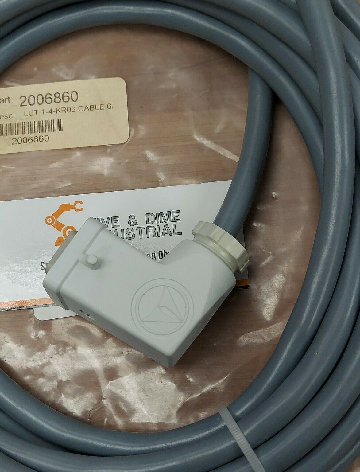 Sick Lut 1-4-KR06 New Cable 6M for Lut 1-4 PN# 2006860 (CBL100)