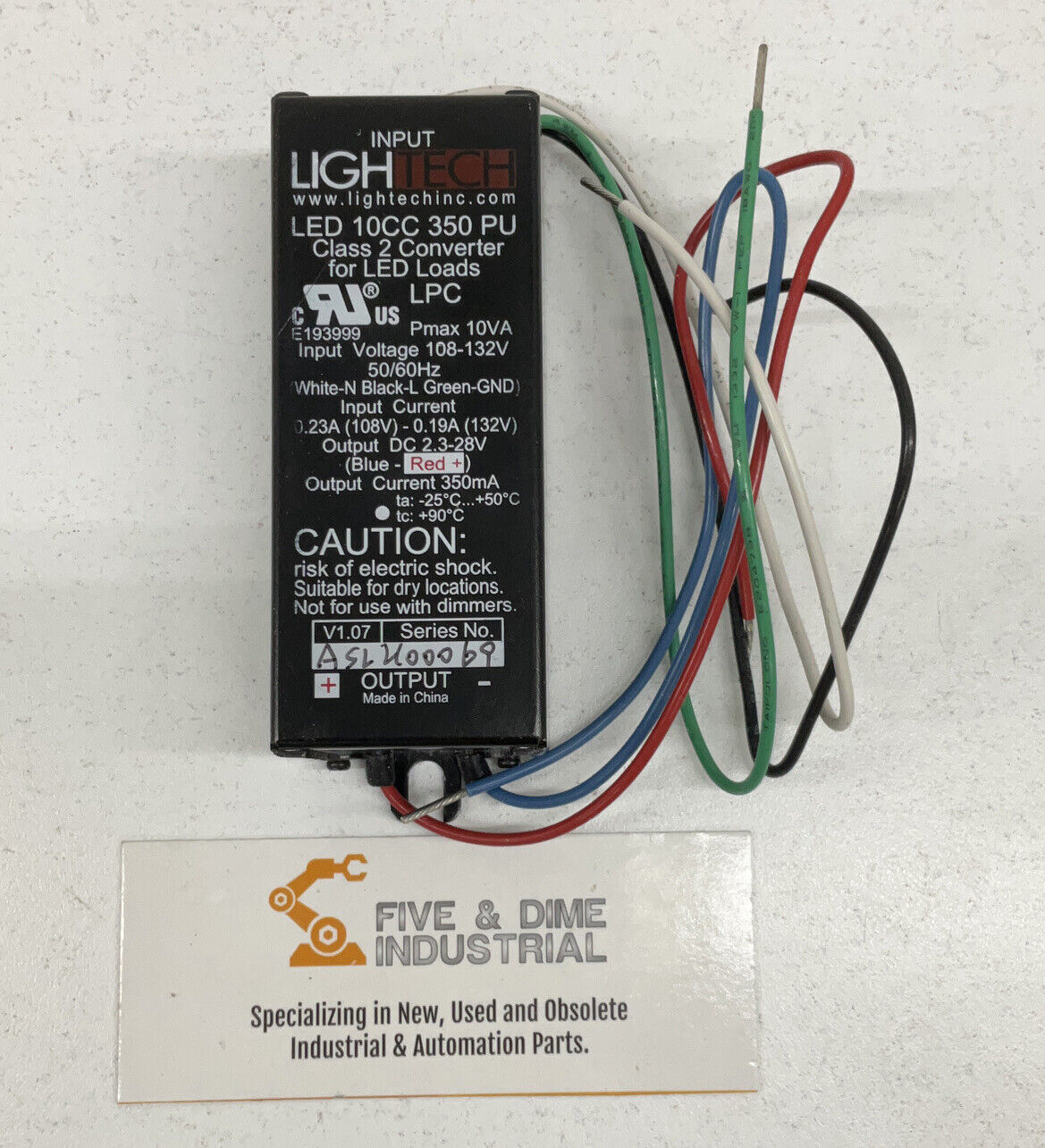 Lightech LED-10 Input 132V Output 28V Transformer (BL218)
