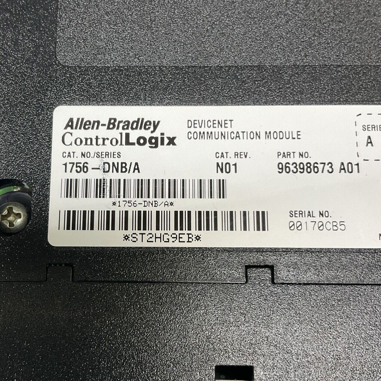 Allen-Bradley 1756-DNB/A DeviceNet Communication Module F/W 3.010 (BL288)