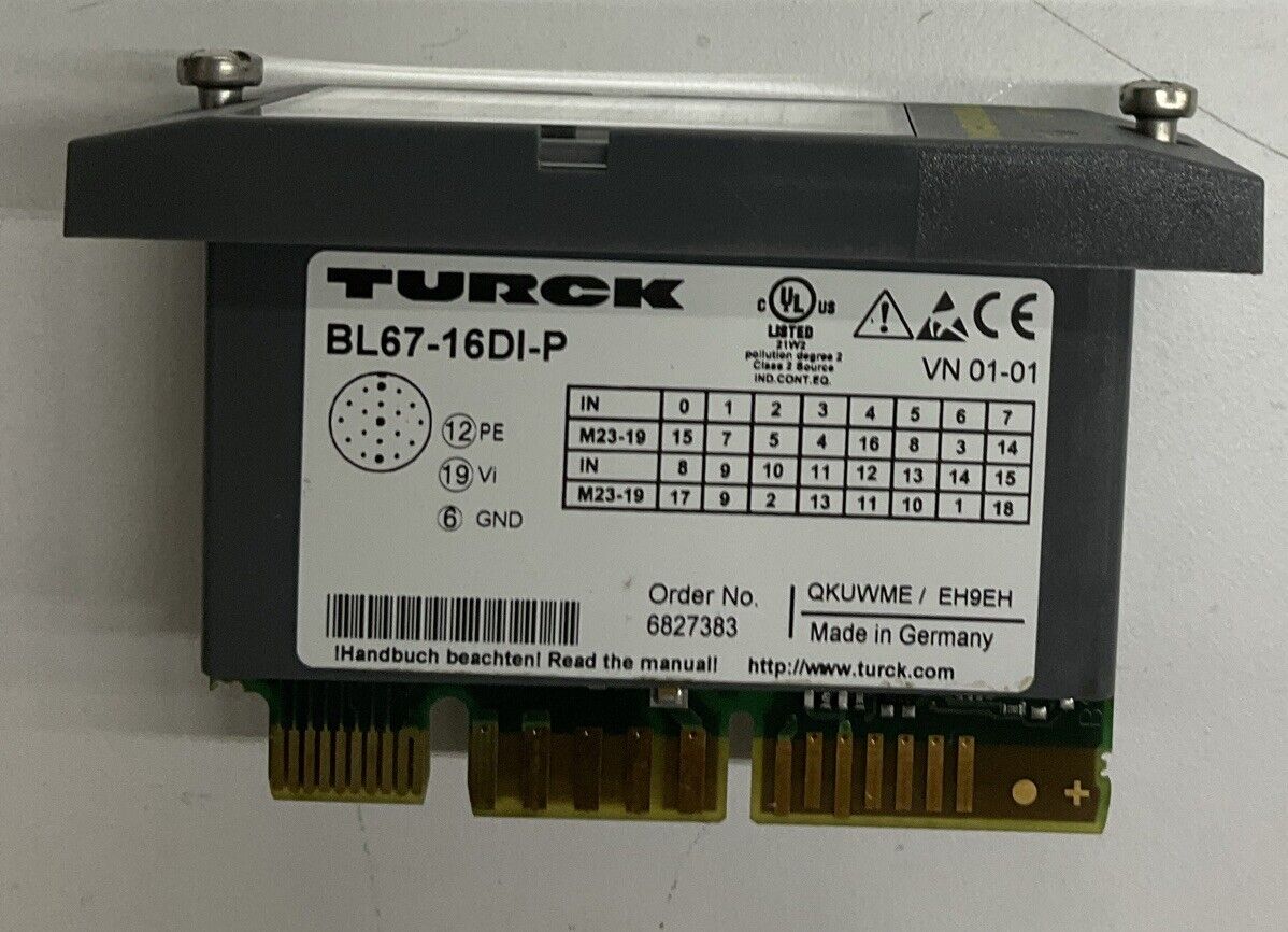Turck BL67-16DI-P Digital Input Module (BL293)