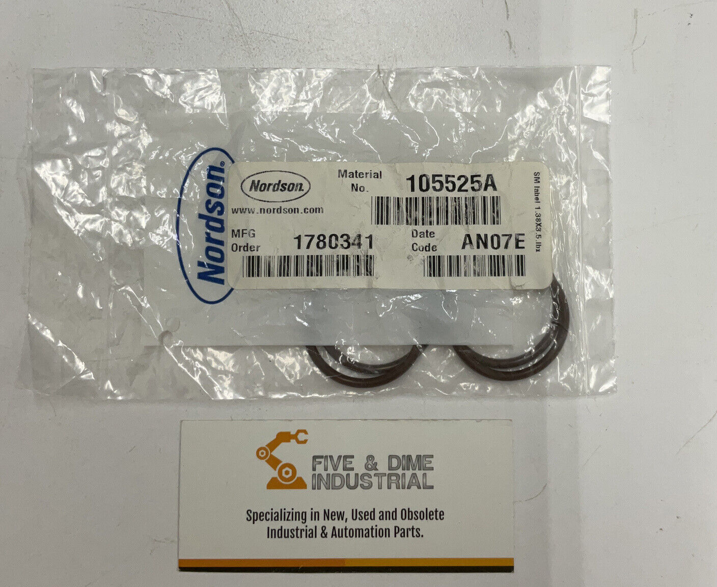 Nordson 105525A 4 Pack O-Rings (YE220)