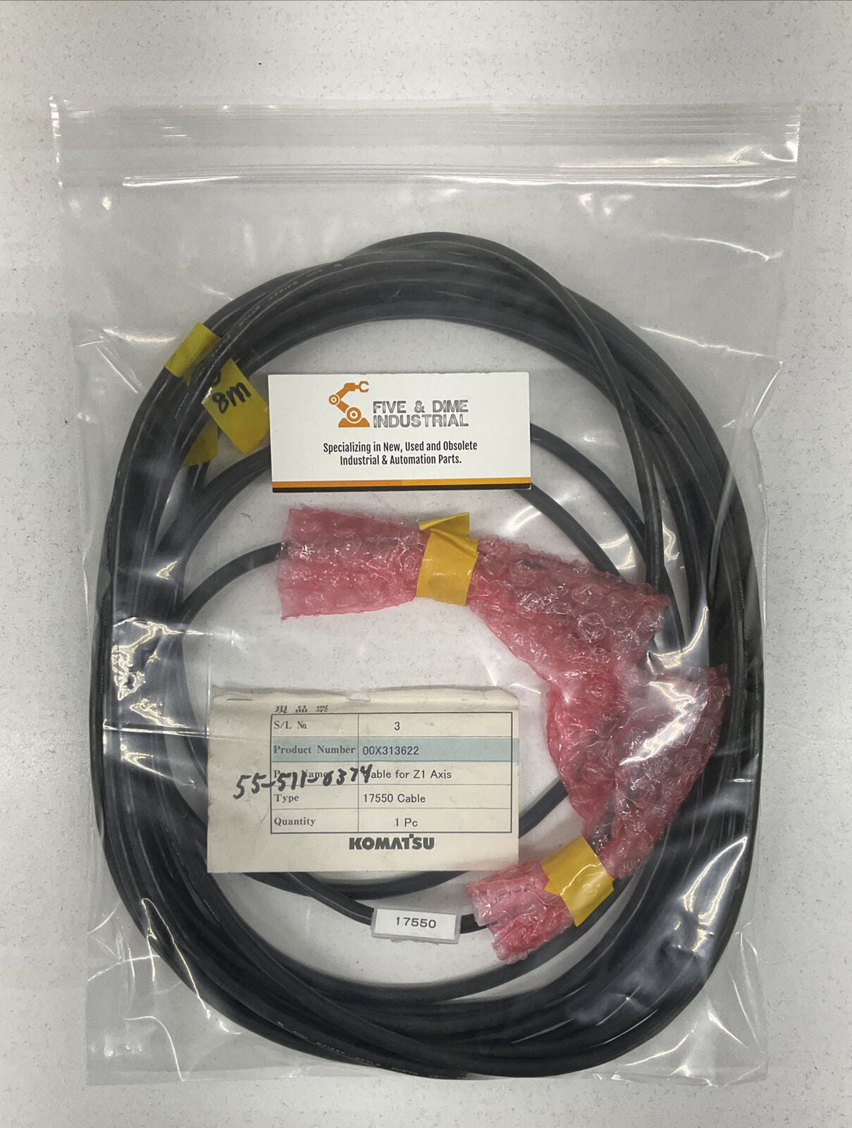 Komatsu 17550 Cable for Z1 Axis (CBL130)