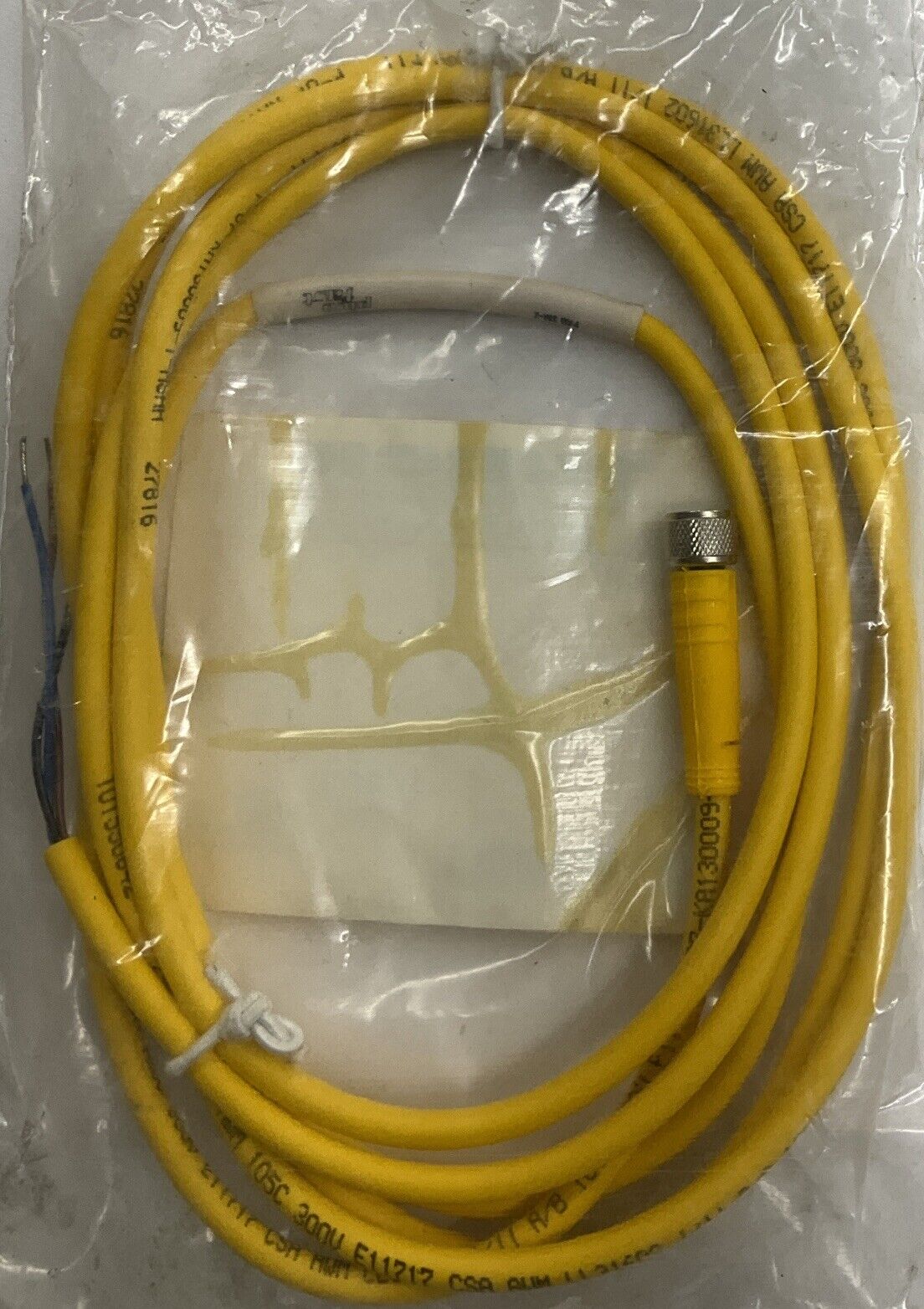 Turck PKG3M-2 M8 Female Single-End Cable 2-Meters, U2515-29 (RE151)